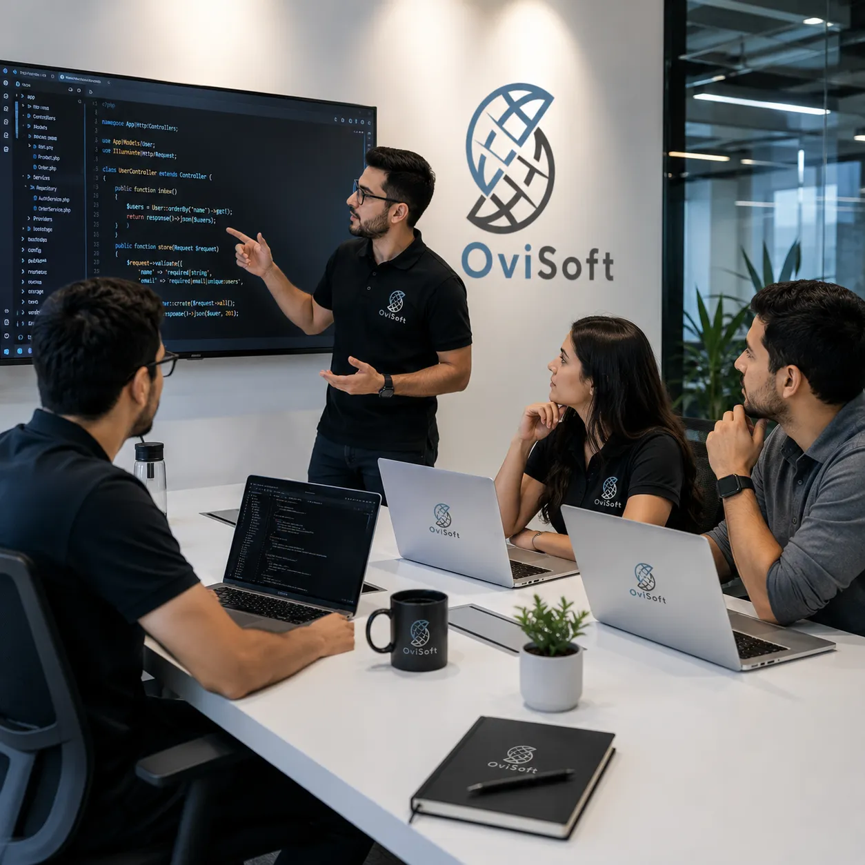 Proceso de desarrollo de software en Ovisoft