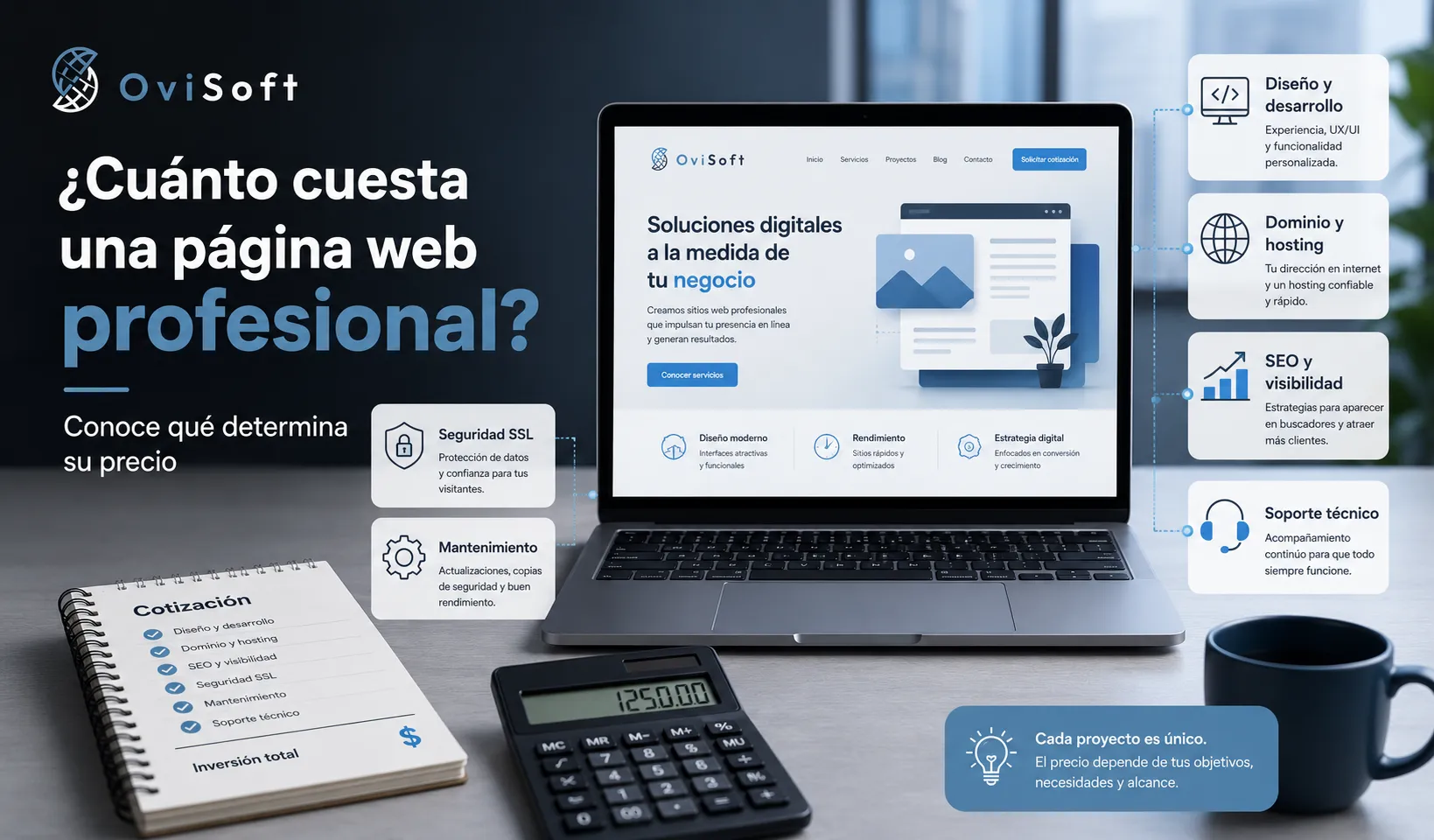 ¿Cuánto cuesta una página web profesional en México en 2026?